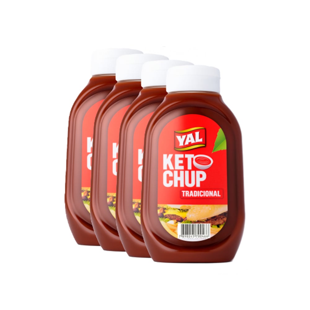 Ketchup tradicional Val (4 x 400 g / 14.11 oz) - Imagen 1