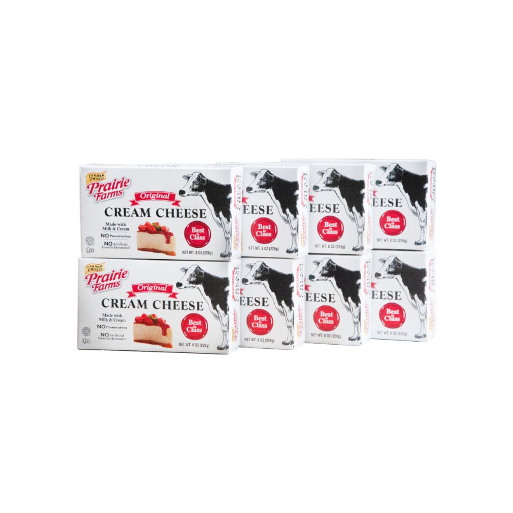 Queso crema Prairie Farms (8 x 226 g / 8 oz) - Imagen 1