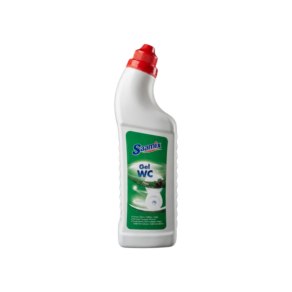 Gel limpiador para baños aroma pino Saamix (1 L) - Imagen 1