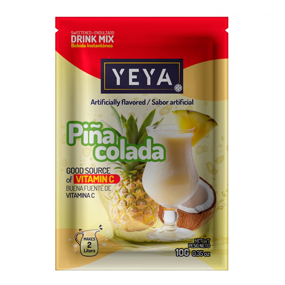 Refresco instantáneo sabor piña colada YEYA (10 g / 0.35 oz) - Imagen 1