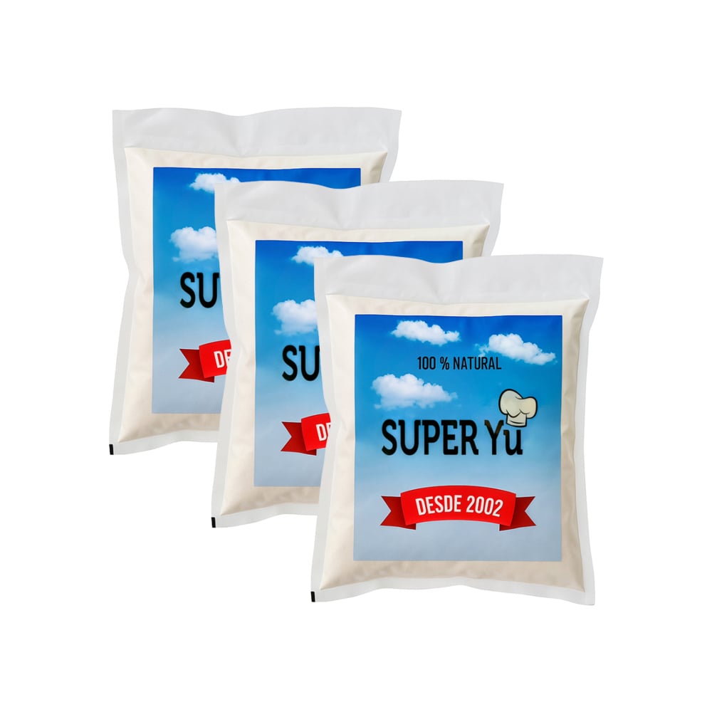 Detergente en polvo con aroma a flores Super Yu (3 x 1 kg / 2.2 lb) - Imagen 1