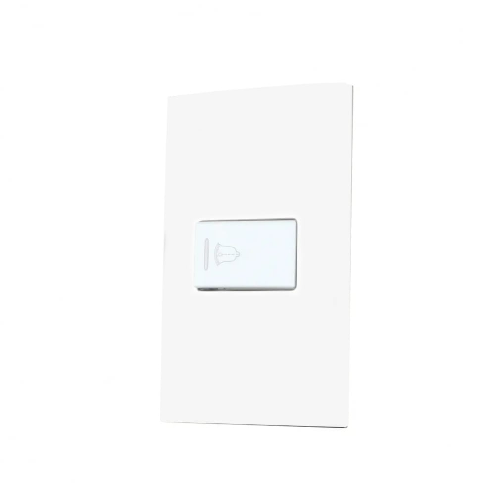 Placa con timbre color blanco de 1/3 Surtek P418B - Imagen 1