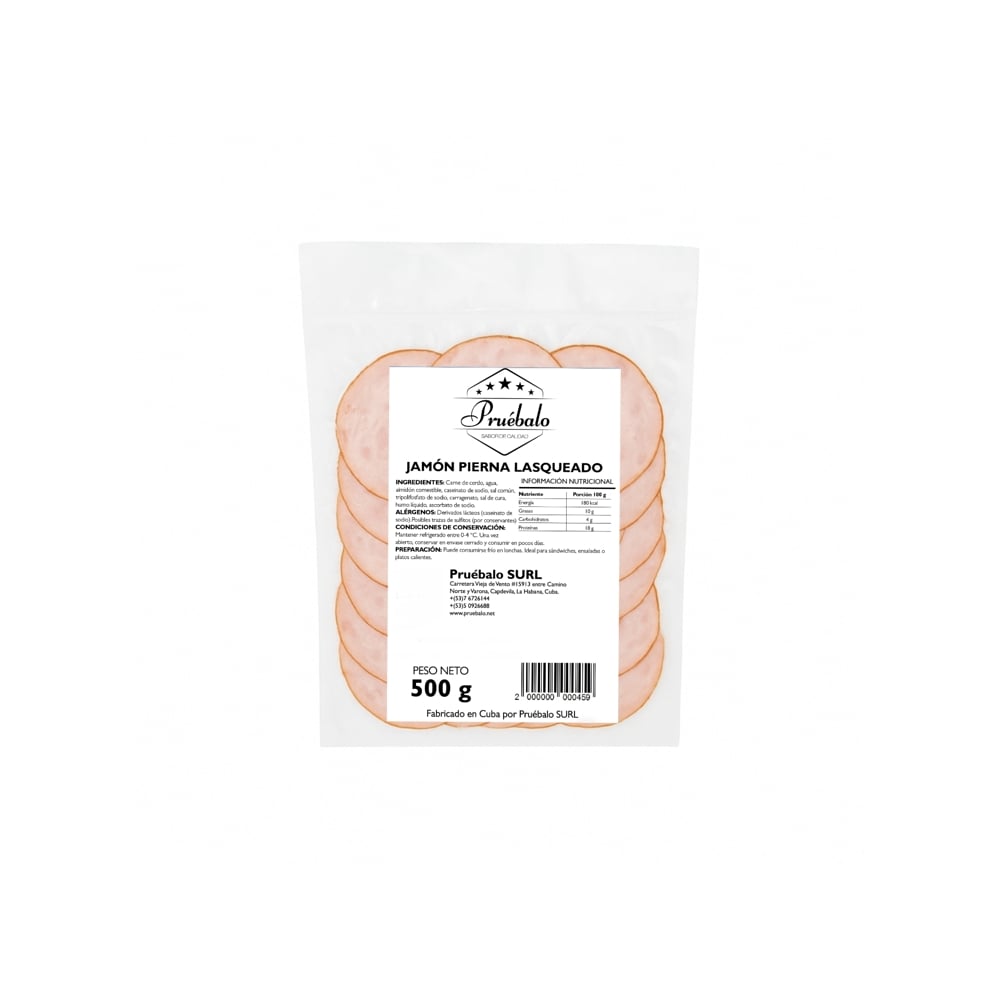 Jamón pierna prensada Pruébalo (500 g / 1.10 lb) - Imagen 1