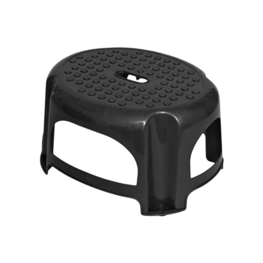 Banco Step de plástico color negro de 33 cm x 28 cm Casa y Menaje - Imagen 1