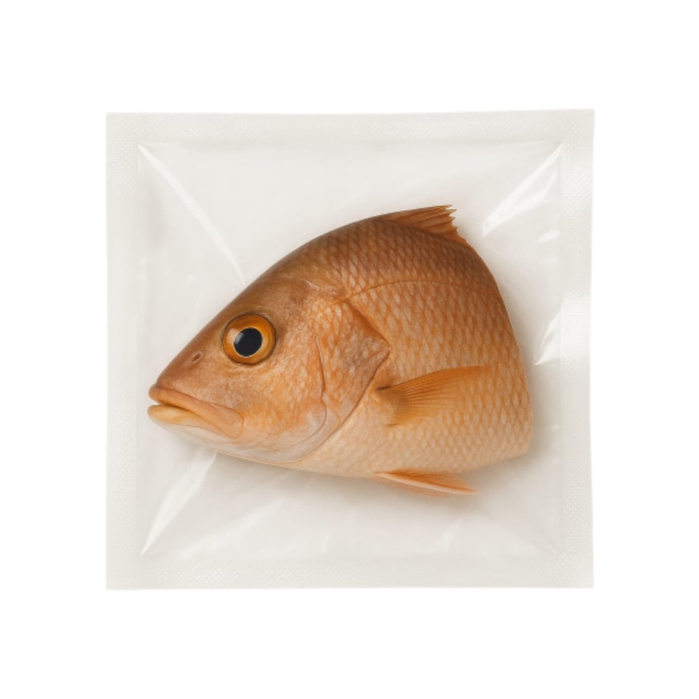 Cabeza de pescado pargo rojo LGCL (1.6 kg / 3.5 lb) - Imagen 1