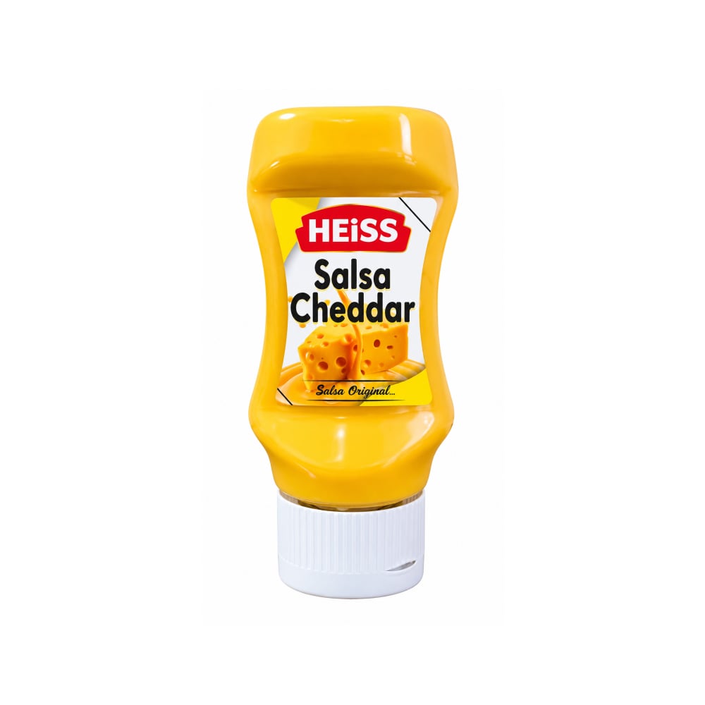 Salsa de queso cheddar HEISS (260 g / 9 oz) - Imagen 1