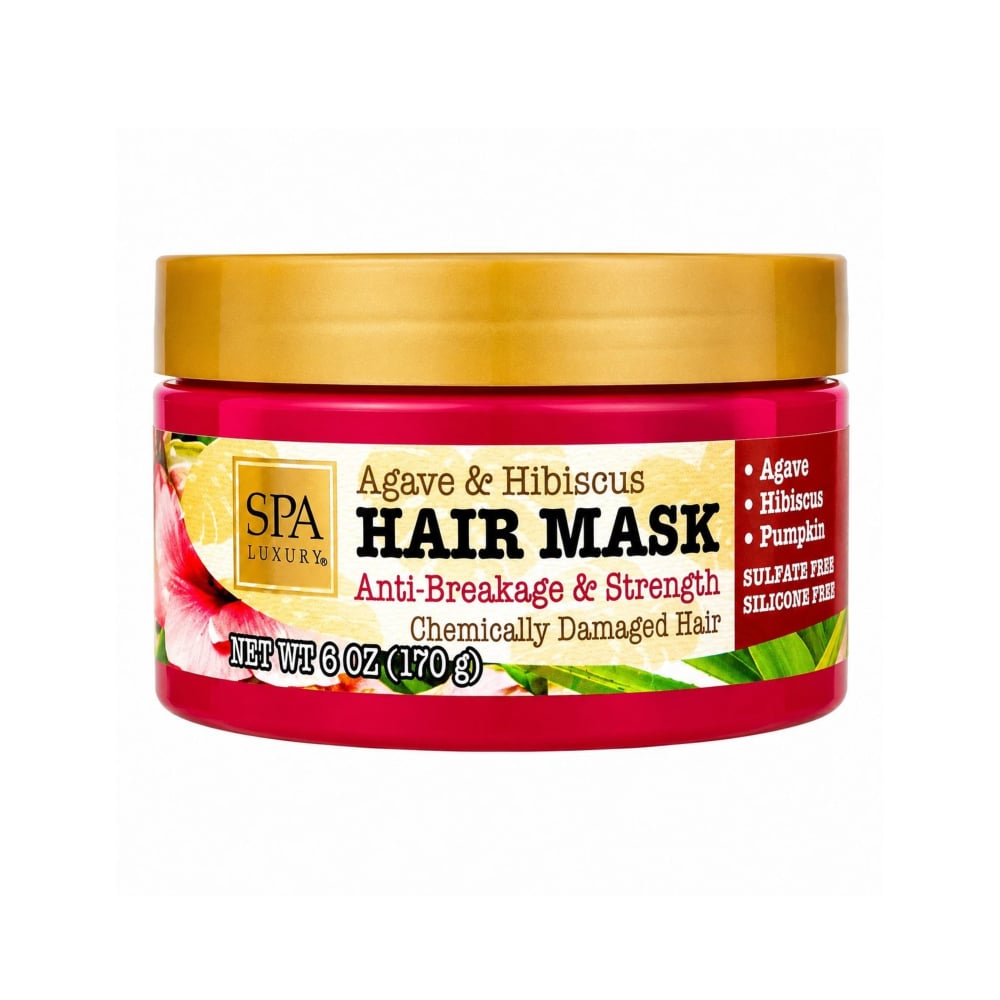 Mascarilla para el cabello de agave, hibisco y piña Spa Luxury (170 g / 6 oz) - Imagen 1