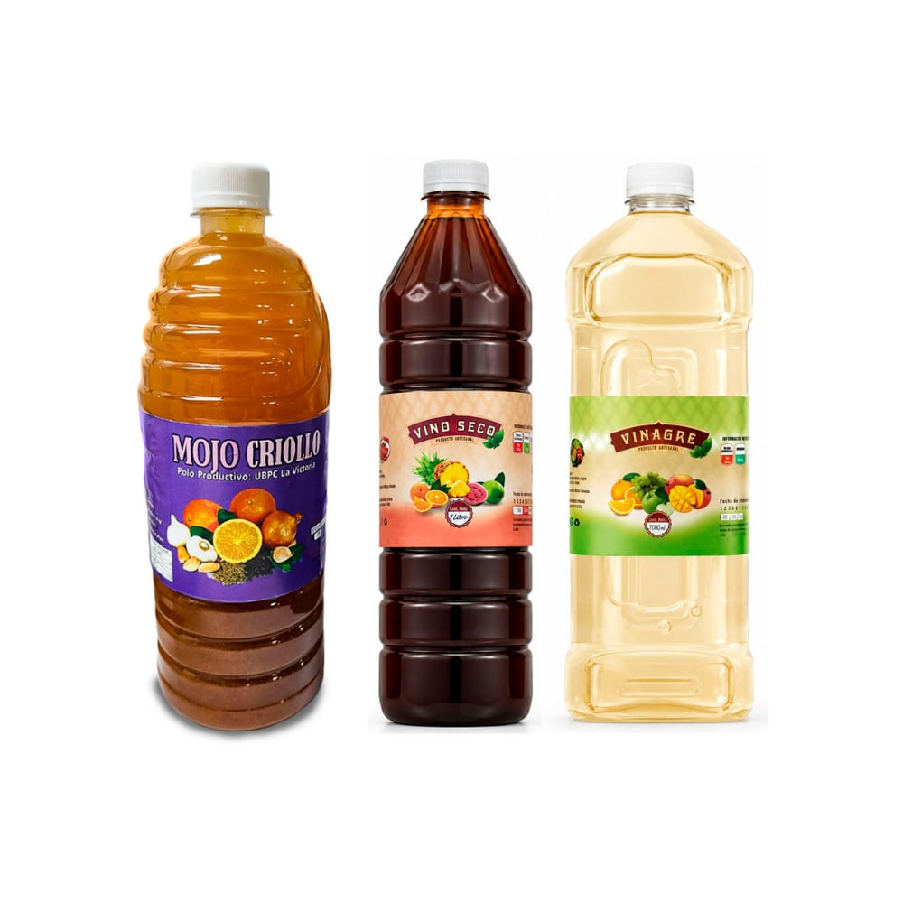 Mojo criollo + Vino seco + Vinagre de frutas - Imagen 1