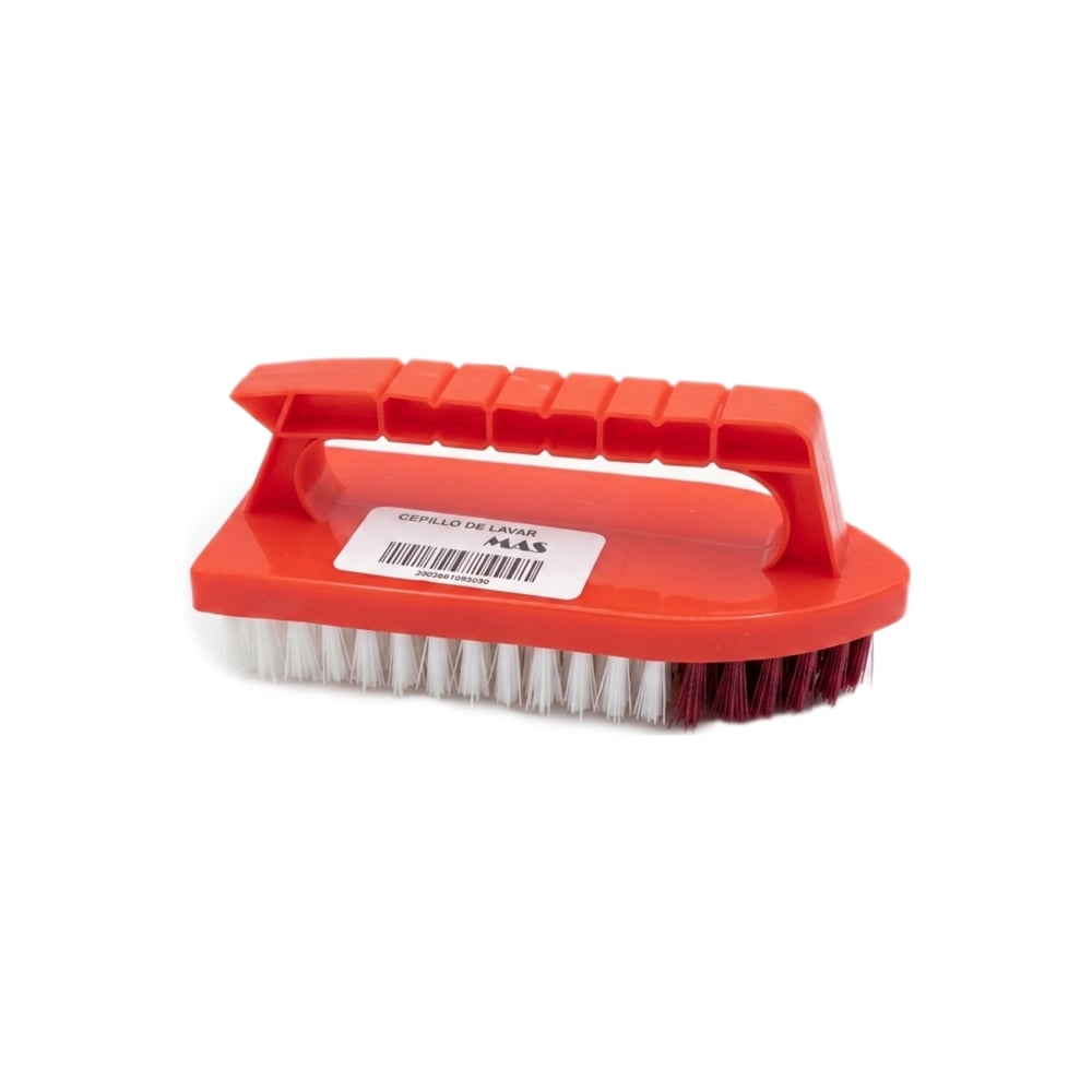 Cepillo de lavar con mango ergonómico rojo MAS - Imagen 1