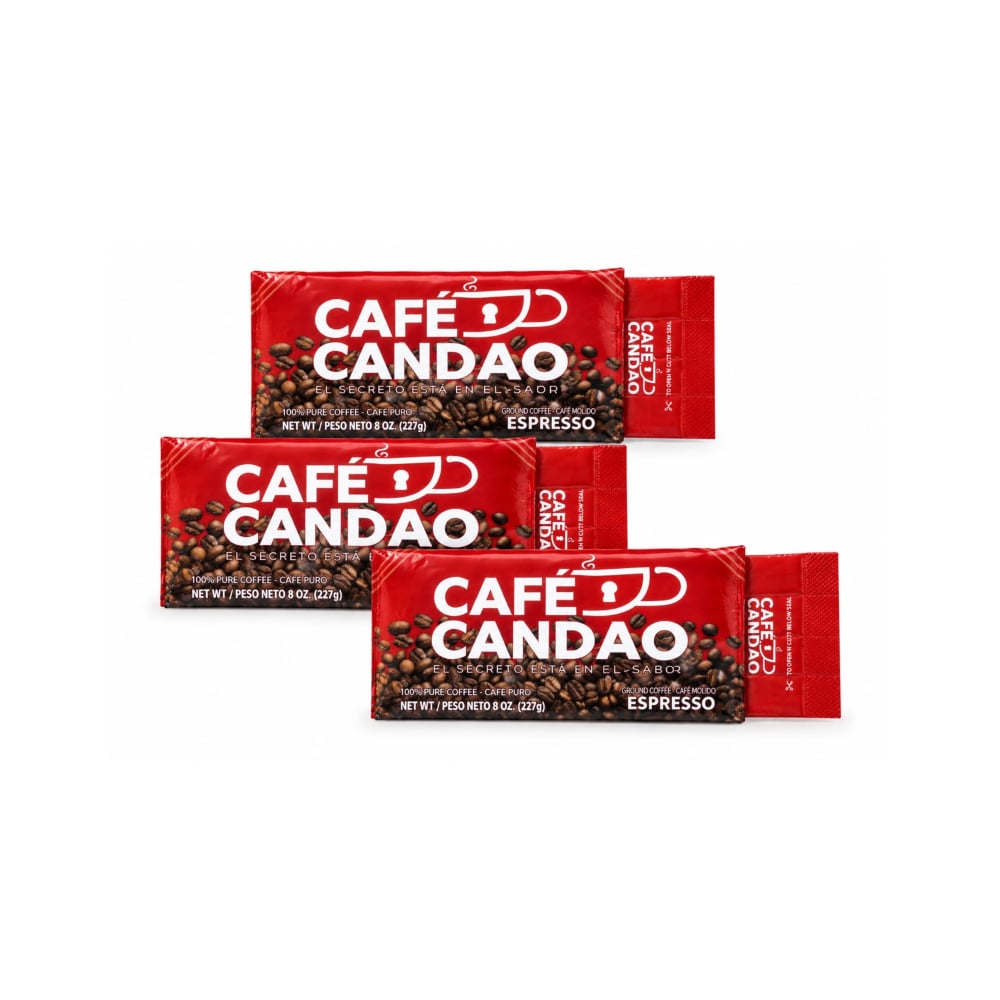 Café molido espresso Candao (3 x 227 g / 8 oz) - Imagen 1