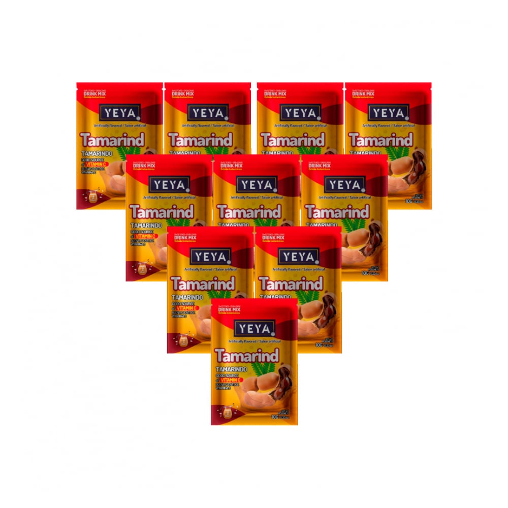 Refresco instantáneo sabor tamarindo YEYA (10 x 10 g) - Imagen 1