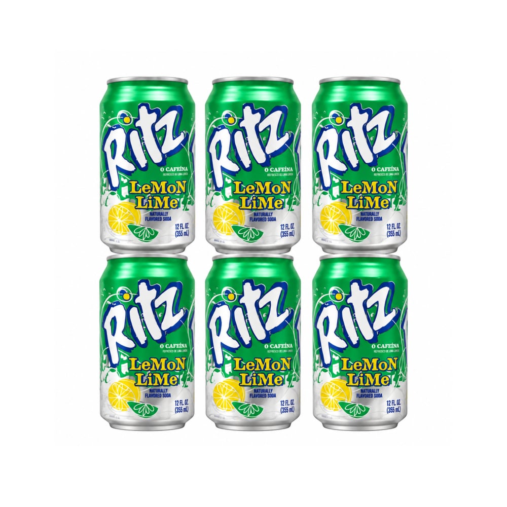 Refresco gaseado lima-limón Ritz (6 x 355 ml) - Imagen 1