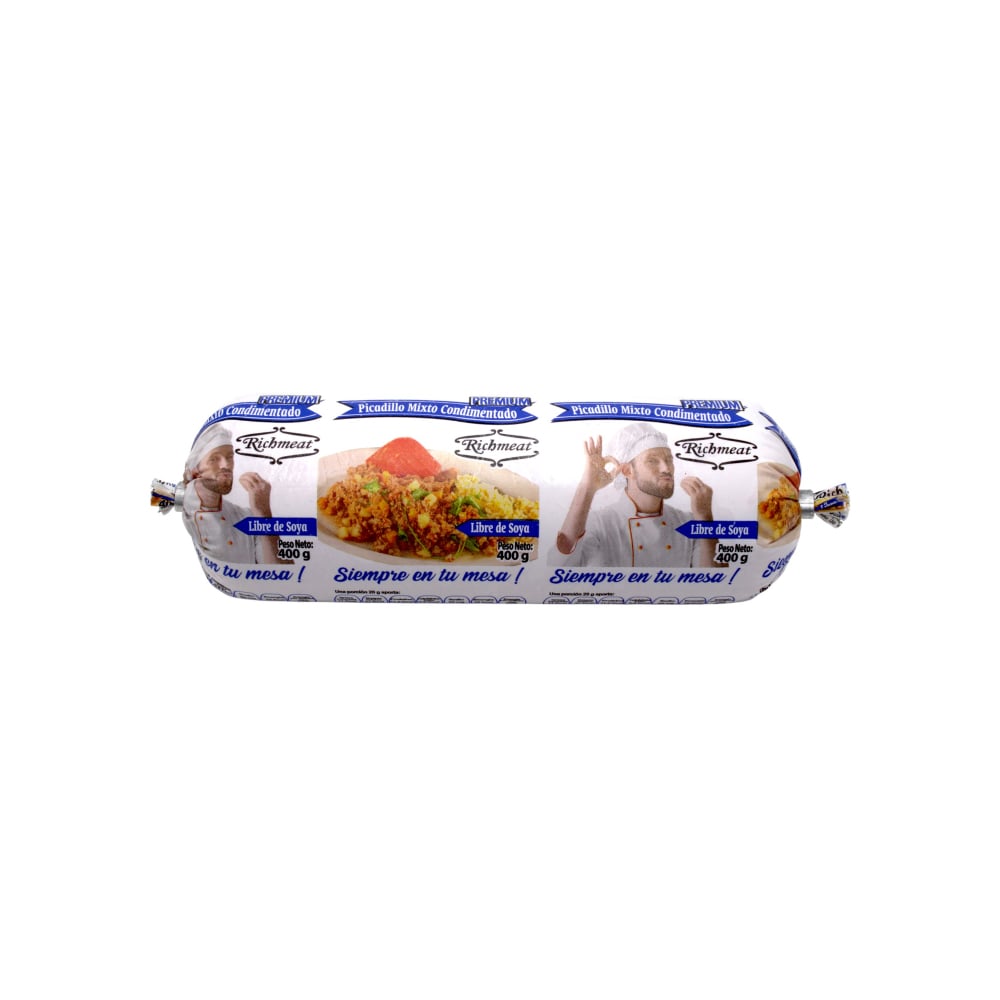 Picadillo mixto condimentado de pollo y cerdo El Cocinerito Richmeat (400 g / 14.10 oz) - Imagen 1