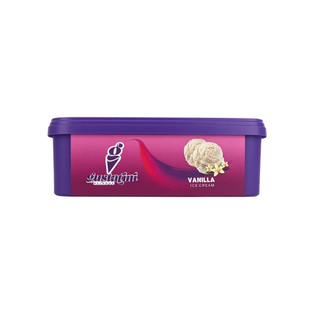 Helado de vainilla Gustatini (2 L) - Imagen 1