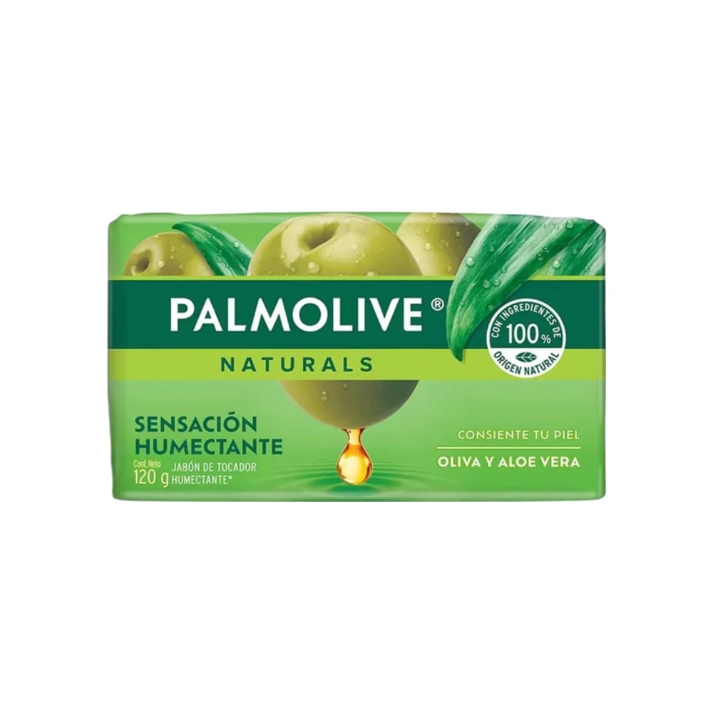 Jabón humectante de oliva y aloe vera Palmolive (120 g / 4.23 oz) - Imagen 1