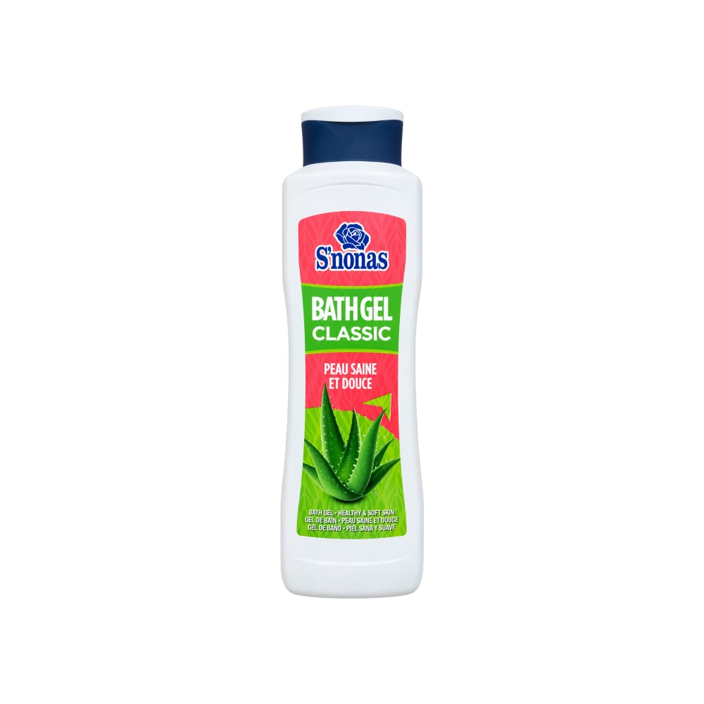 Gel de baño clásico de aloe vera S'nonas (750 ml / 25.37 oz) - Imagen 1
