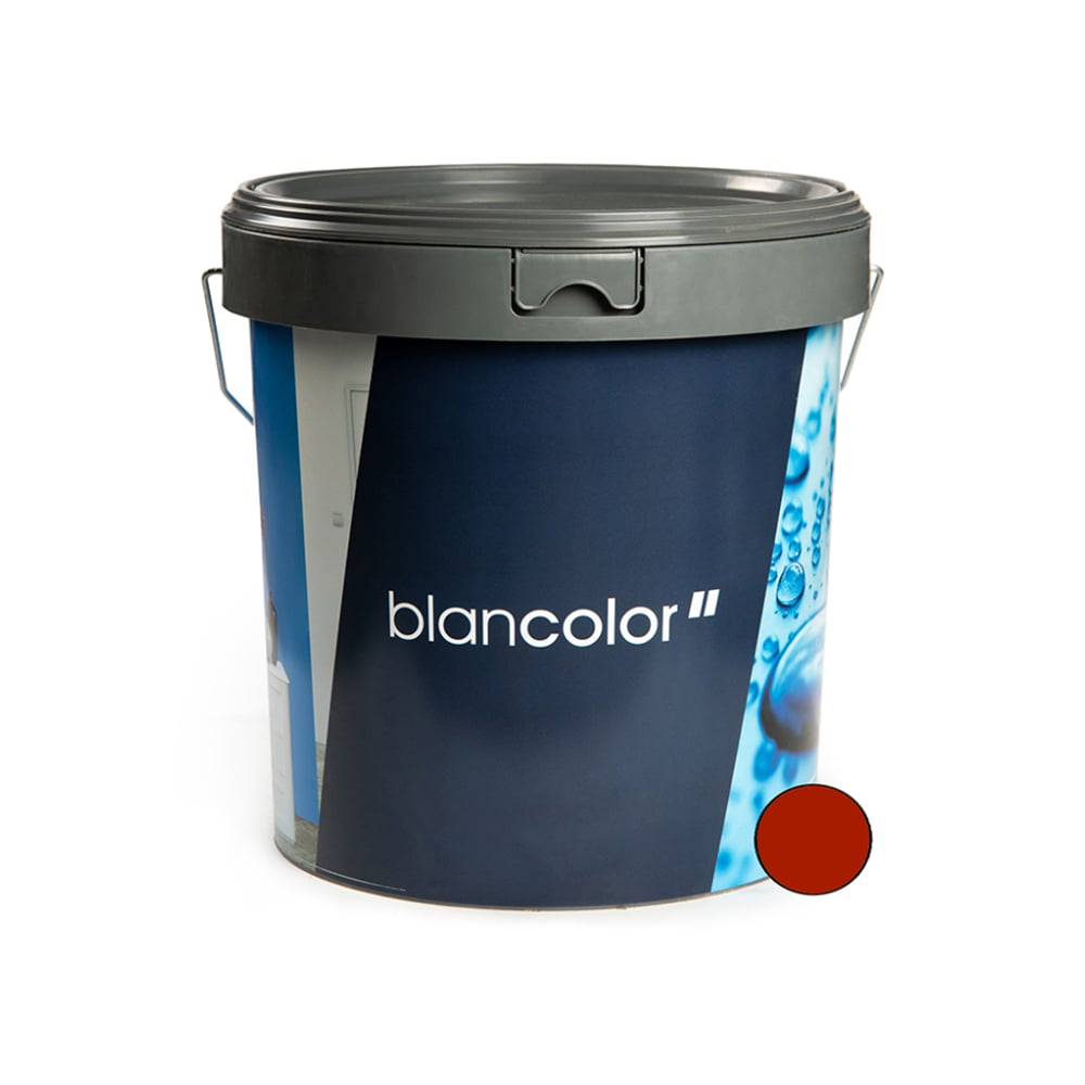 Pintura acrílica interior y exterior color rojo óxido M - 444 Isaval - Blancolor (12 L) - Imagen 1