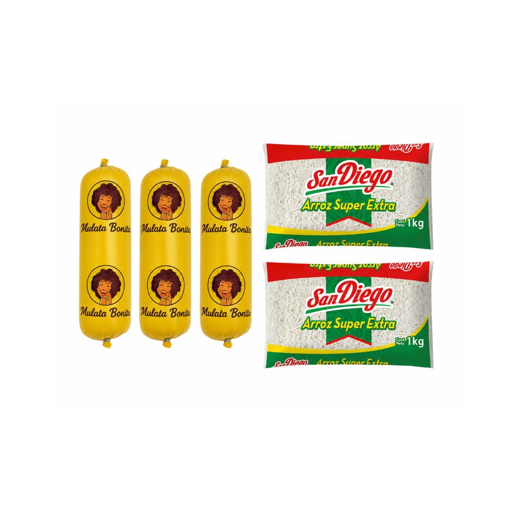 Arroz super extra San Diego + Picadillo condimentado de pollo - Imagen 1