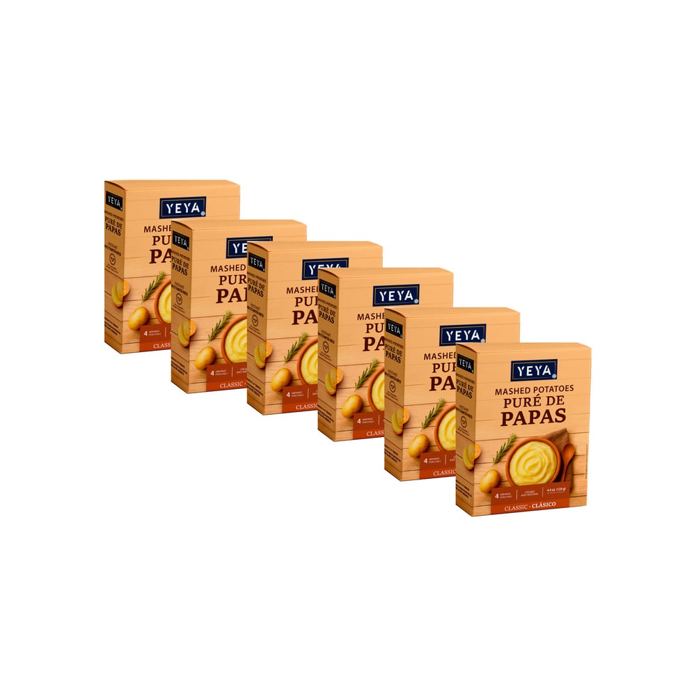 Puré de papas YEYA (6 x 4.4 oz / 125 g) - Imagen 1