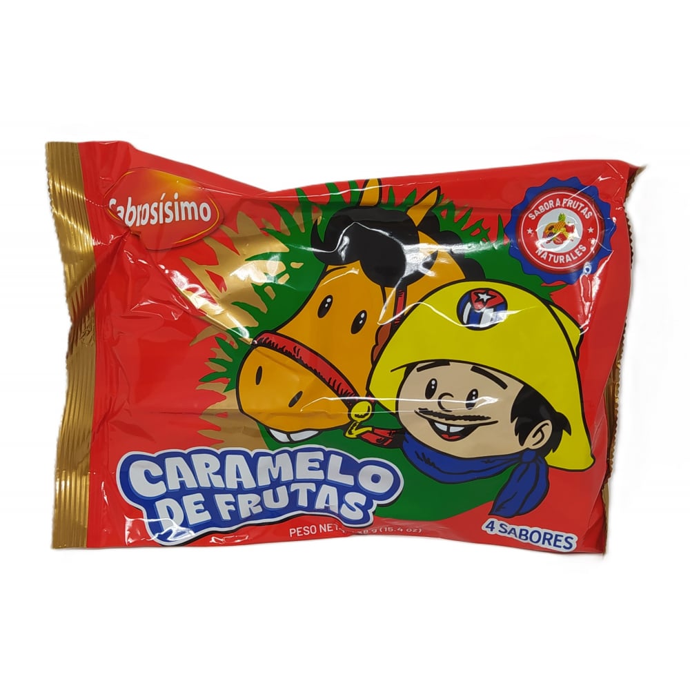 Caramelo de frutas de cuatro sabores Sabrosísimo (438 g / 15.4 oz) - Imagen 1