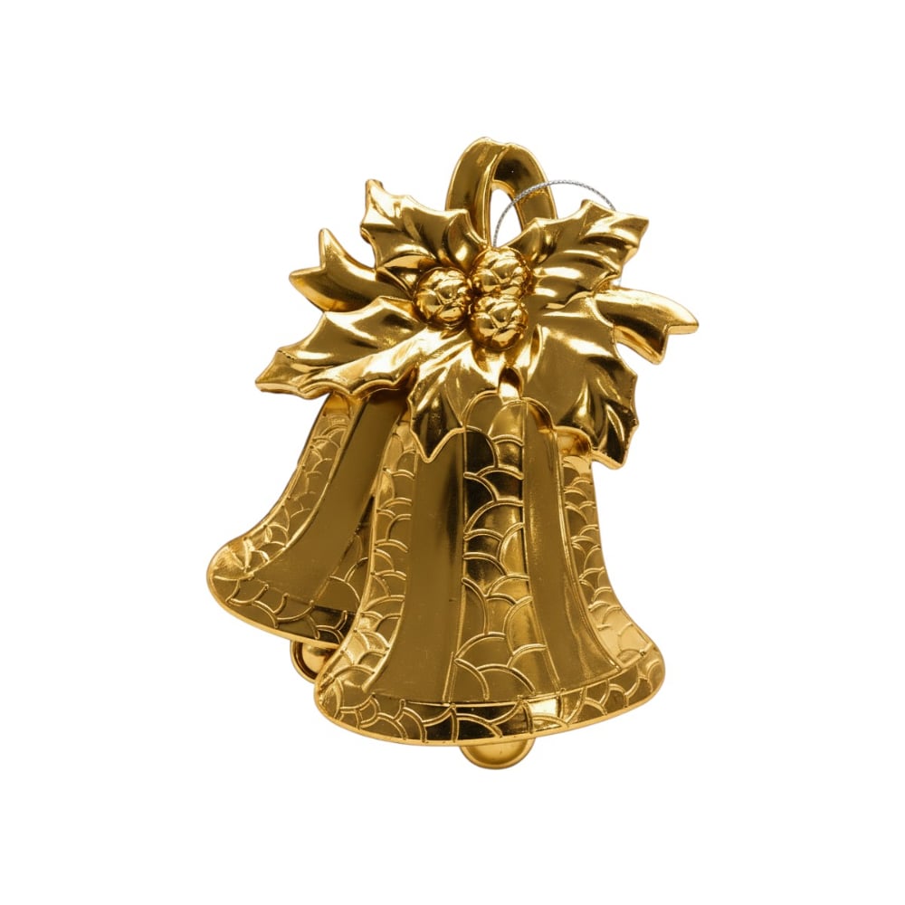 Adorno de campanas doradas para árbol de navidad Casa y Menaje - Imagen 1