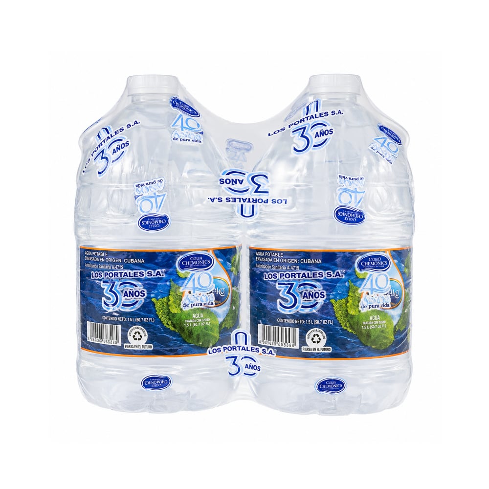 Agua mineral natural Ciego Montero (2 x 5000 ml) - Imagen 1