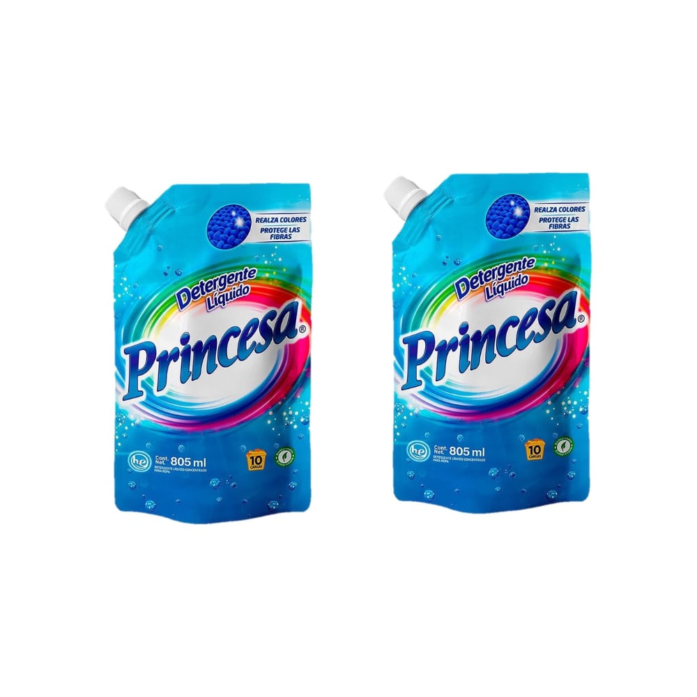 Detergente liquido Princesa (2 x 805 ml) - Imagen 1