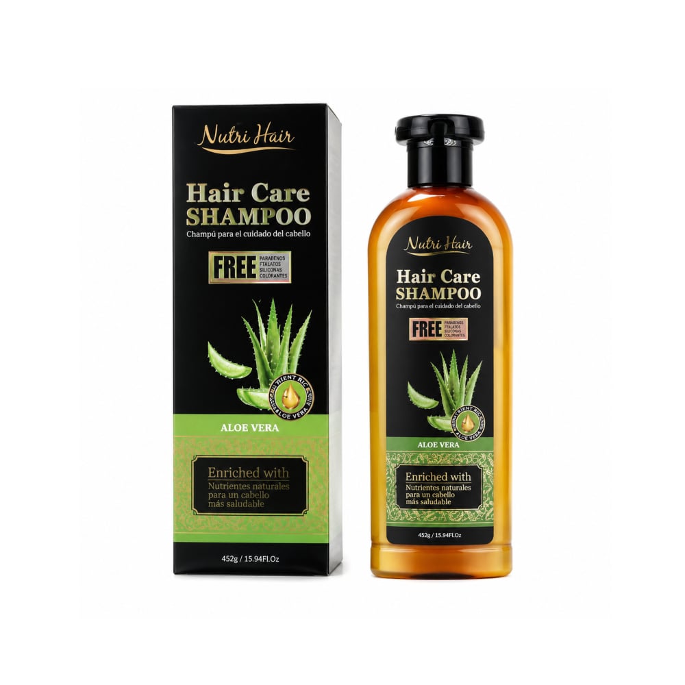 Champú para el cuidado del cabello con Aloe Vera Nutri Hair (452 g / 15.94 fl oz) - Imagen 1