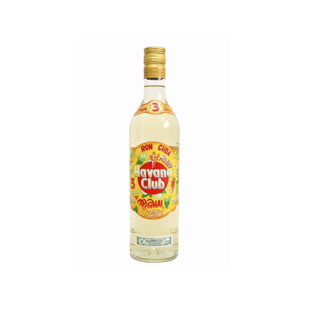 Ron blanco añejo 3 años Original Edición Limitada Havana Club (700 ml) - Imagen 1