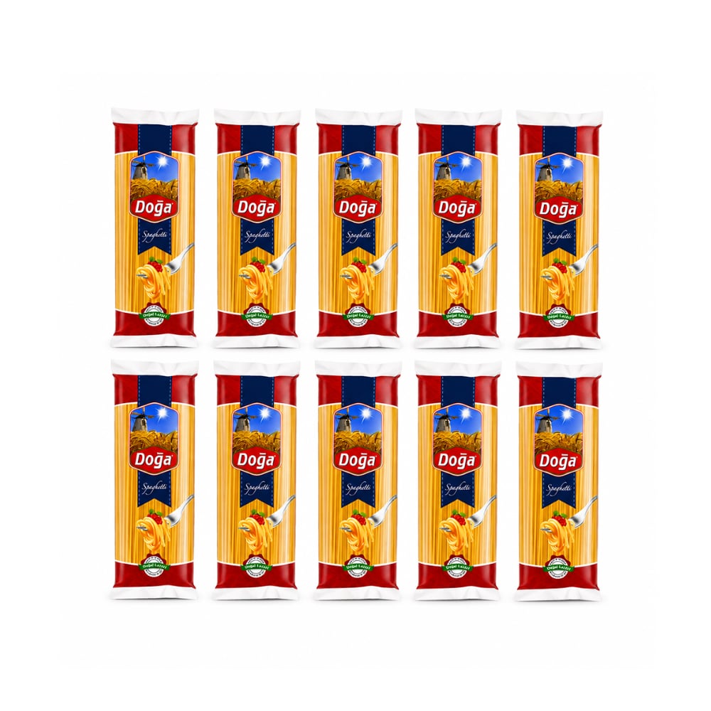 Espaguetis Doga (10 x 500 g / 1.10 lb) - Imagen 1