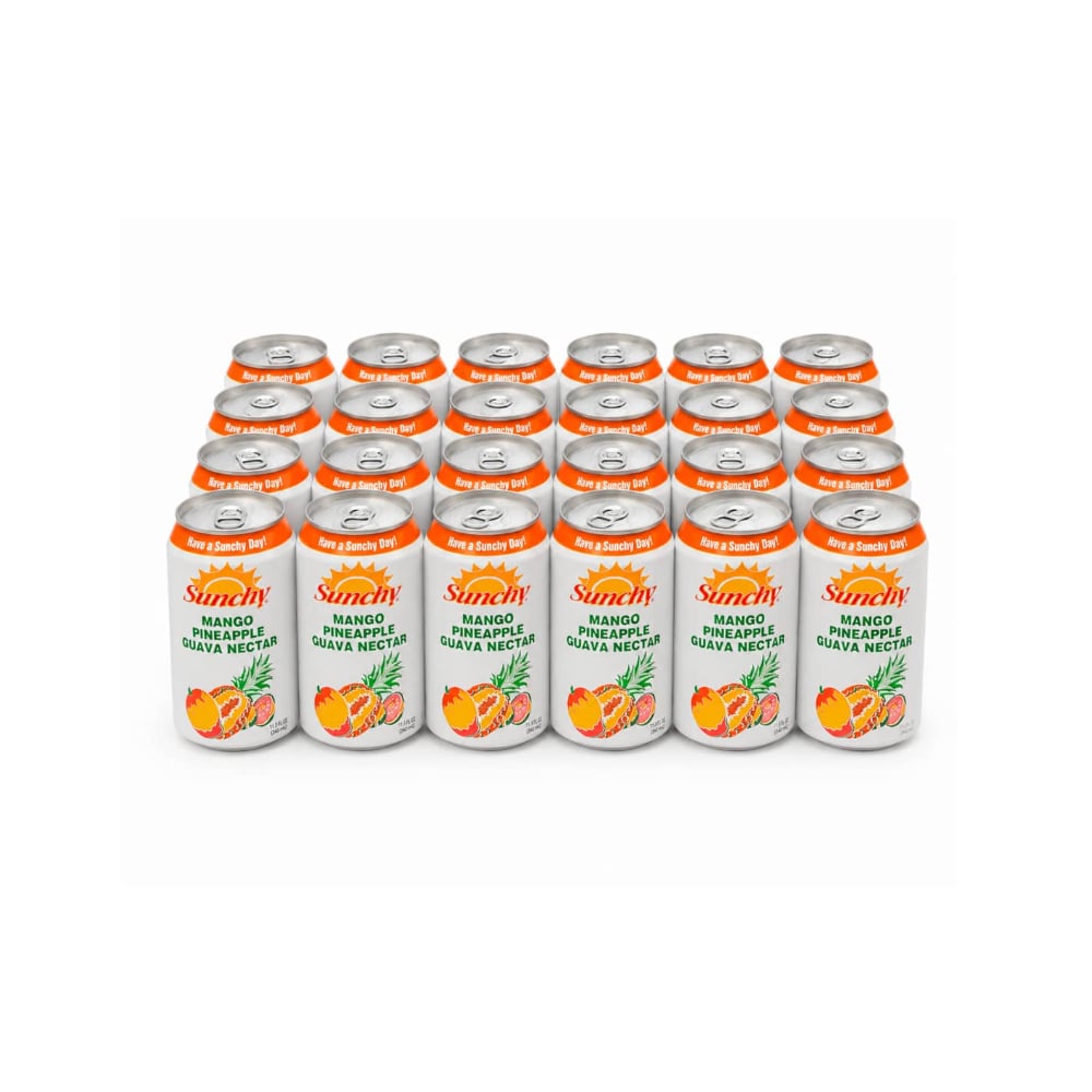 Néctar de mango piña guayaba Sunchy (24 x 334 ml / 11.3 fl oz) - Imagen 1