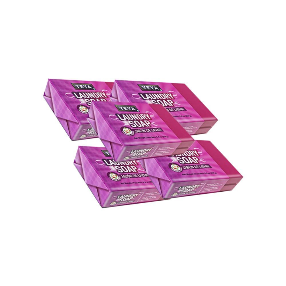 Jabón de lavar con aroma floral YEYA (5 x 250 g / 8.8 oz) - Imagen 1