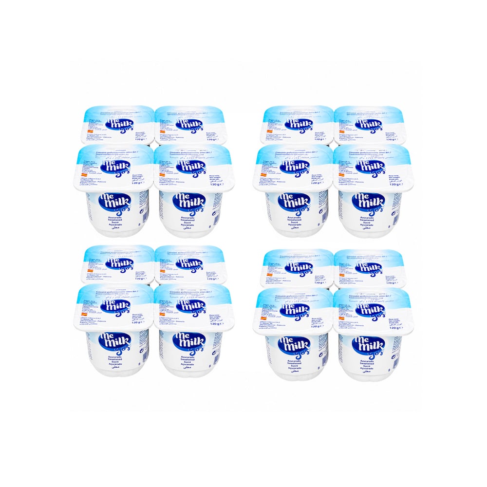 Yogur pasteurizado azucarado Me Milk (16 x 120 g / 4.23 oz) - Imagen 1
