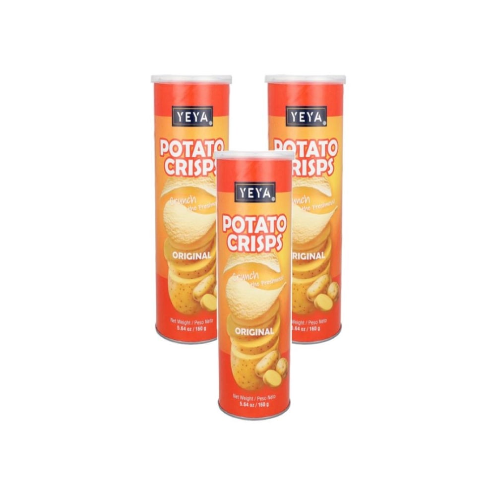 Papas fritas crujientes sabor original YEYA (3 X 160 g / 5.64 oz) - Imagen 1