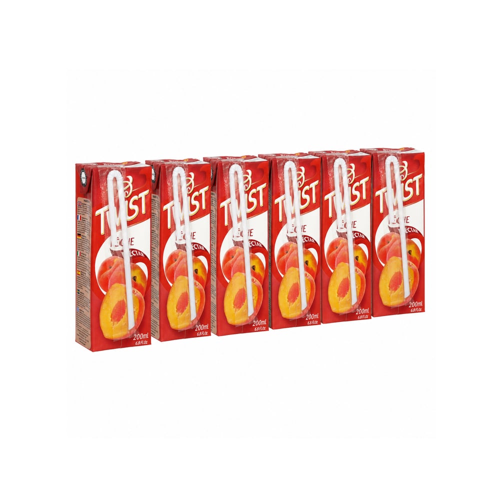 Néctar de melocotón -jugo- Twist (6 x 200 ml) - Imagen 1