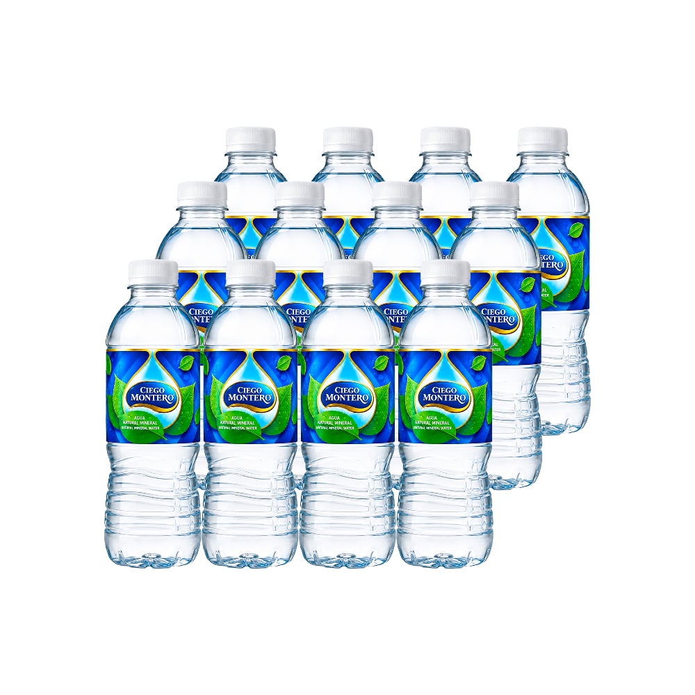 Agua mineral natural Ciego Montero (12 x 500 ml) - Imagen 1