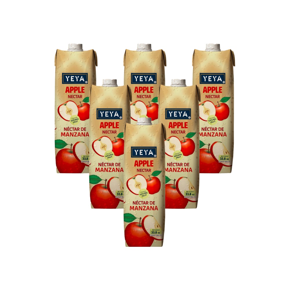 Néctar de manzana YEYA (6 x 1 L / 33.8 fl oz) - Imagen 1