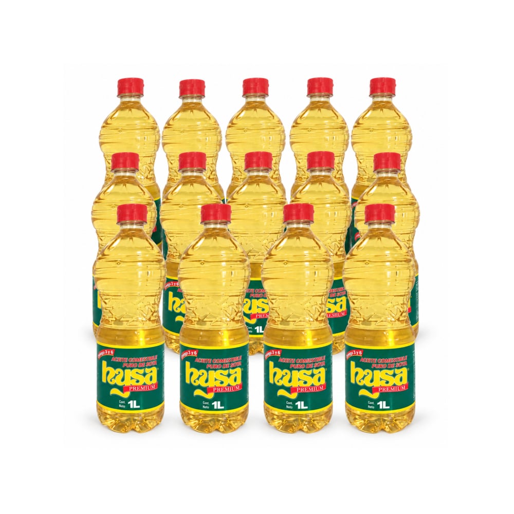 Aceite de soya puro Hysa (14 x 1 L) - Imagen 1