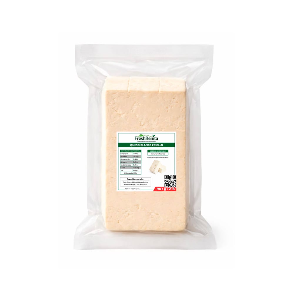 Queso blanco criollo FreshBenita (907 g / 2 lb) - Imagen 1