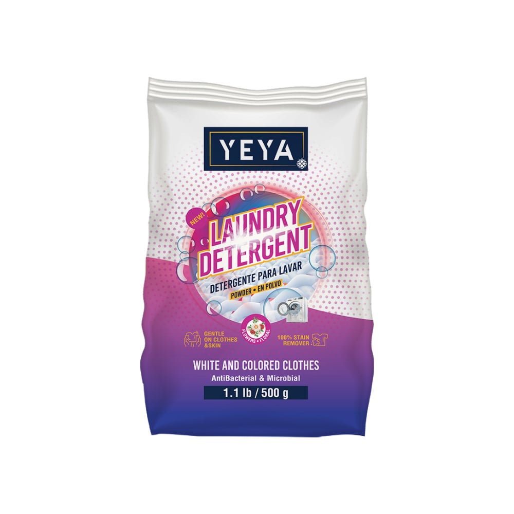 Detergente en polvo con aroma a flores YEYA (500 g / 1.1 lb) - Imagen 1