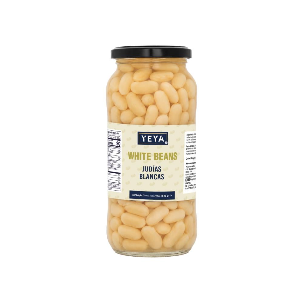 Judías blancas cocidas YEYA (540 g / 19 oz) - Imagen 1