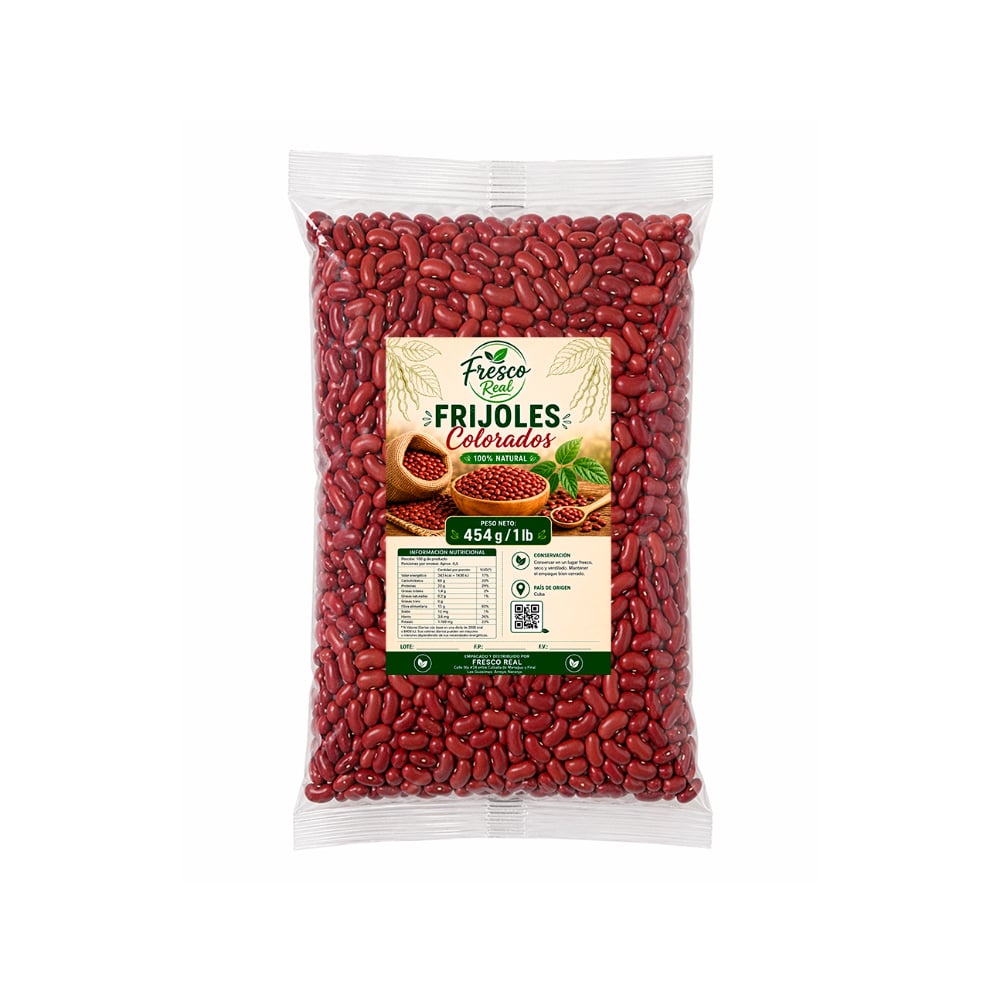 Frijoles colorados Fresco Real (454 g / 1 lb) - Imagen 1