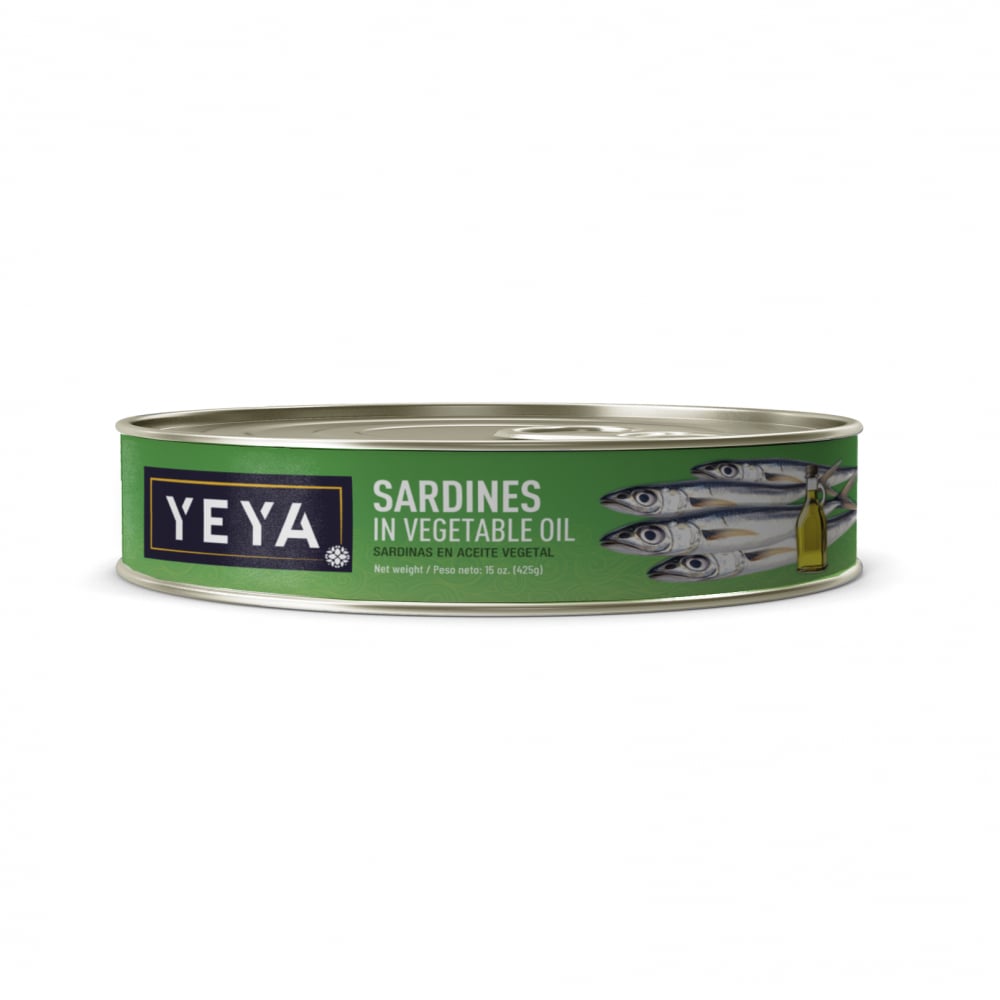 Sardinas en aceite vegetal YEYA (425 g / 15 oz) - Imagen 1