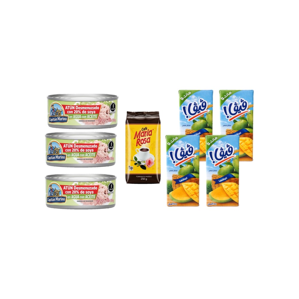 Combo mixto (atún, café y néctar) - Imagen 1