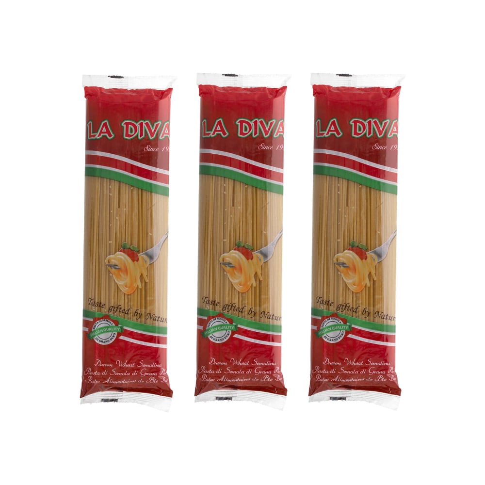 Espaguetis La Diva (3 x 500 g / 1.1 lb) - Imagen 1