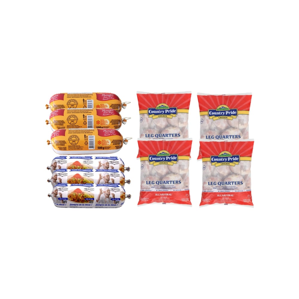 Combo Mixto (pollo, picadillo y mortadela) - Imagen 1