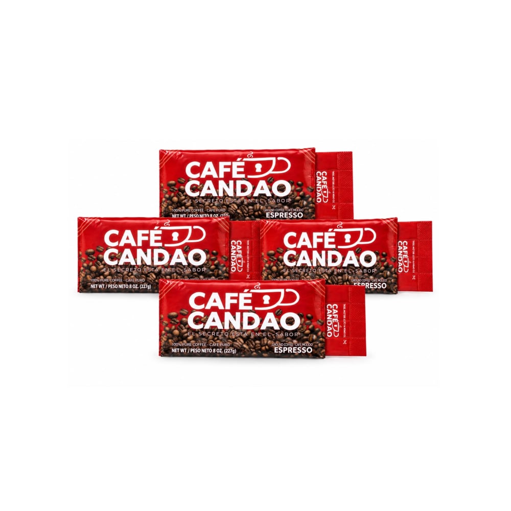 Café molido espresso Candao (4 x 227 g / 8 oz) - Imagen 1