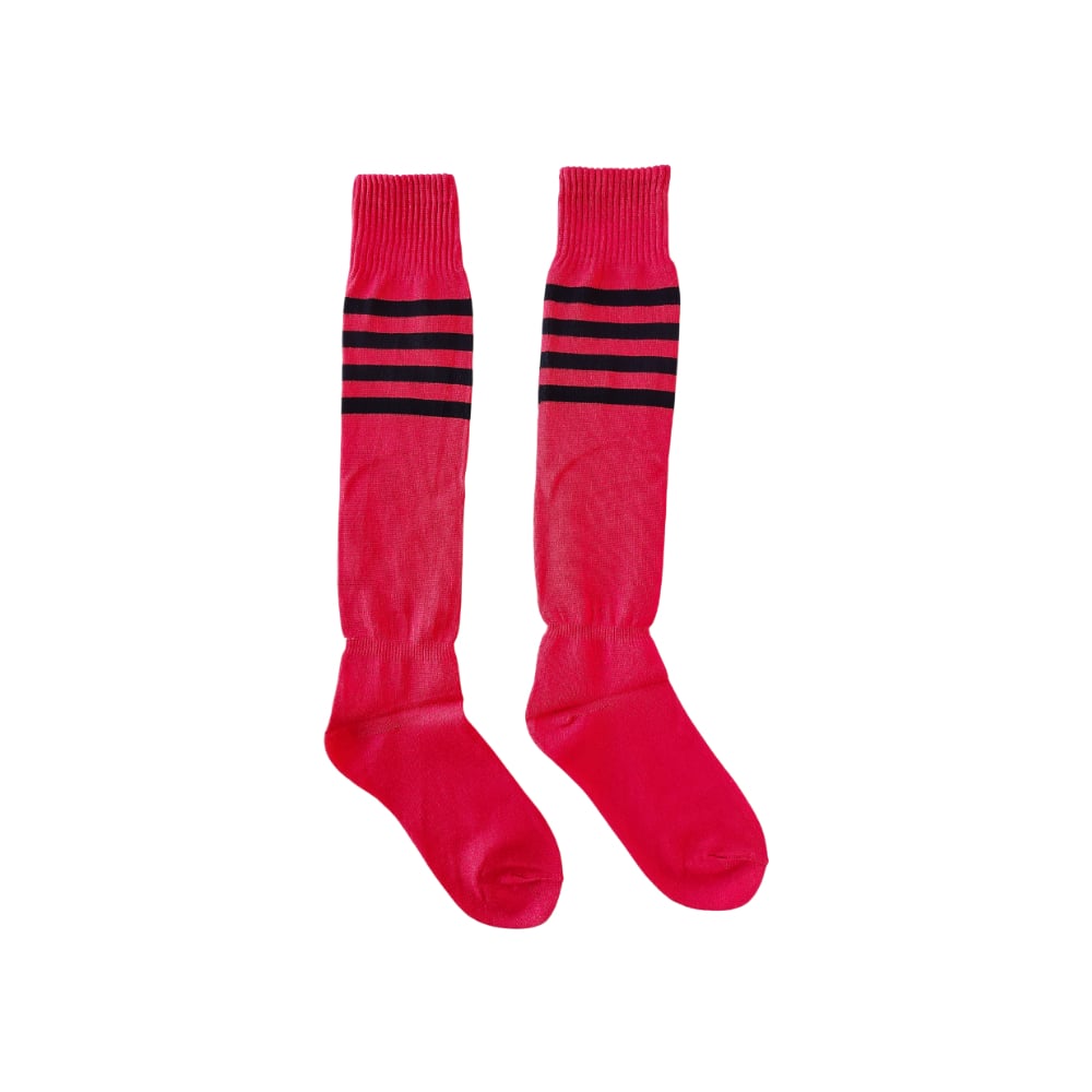 Par de medias de fútbol color rojo Roca (Talla 10 - 13) - Imagen 1