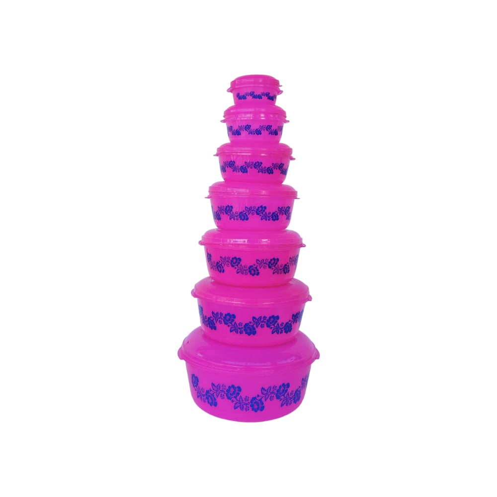 Set de 7 pozuelos con tapa Lotus - Imagen 1