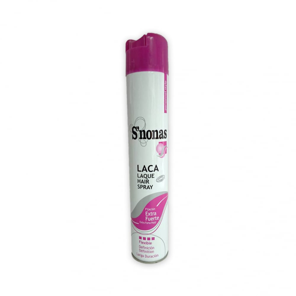 Laca spray extra fuerte S'nonas (400 ml / 13.53 oz) - Imagen 1